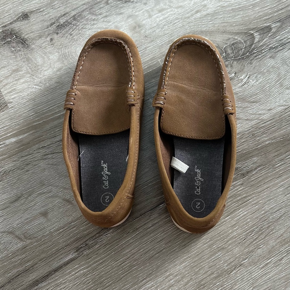 Cat & Jack Boys Suede slip on loafers